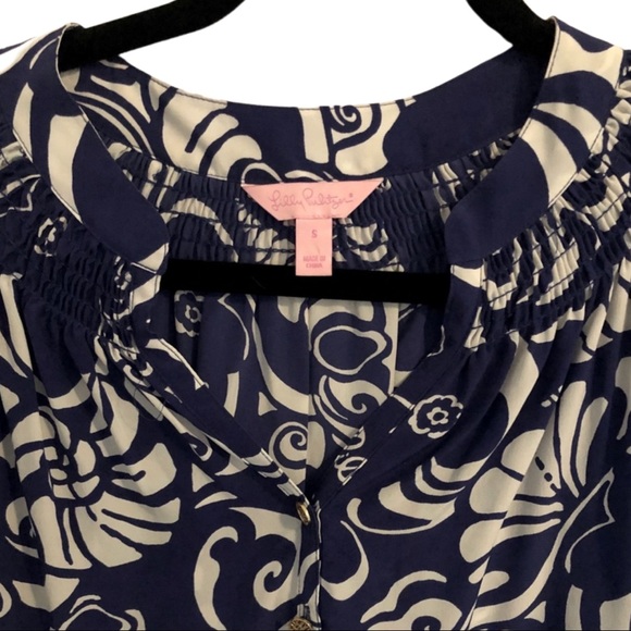 Lilly Pulitzer Silk Elsa Blouse - Picture 2 of 2